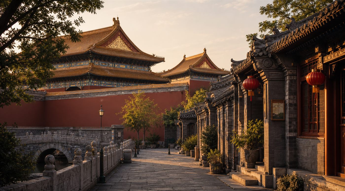 Peking, císařské paláce a tradiční hutongy